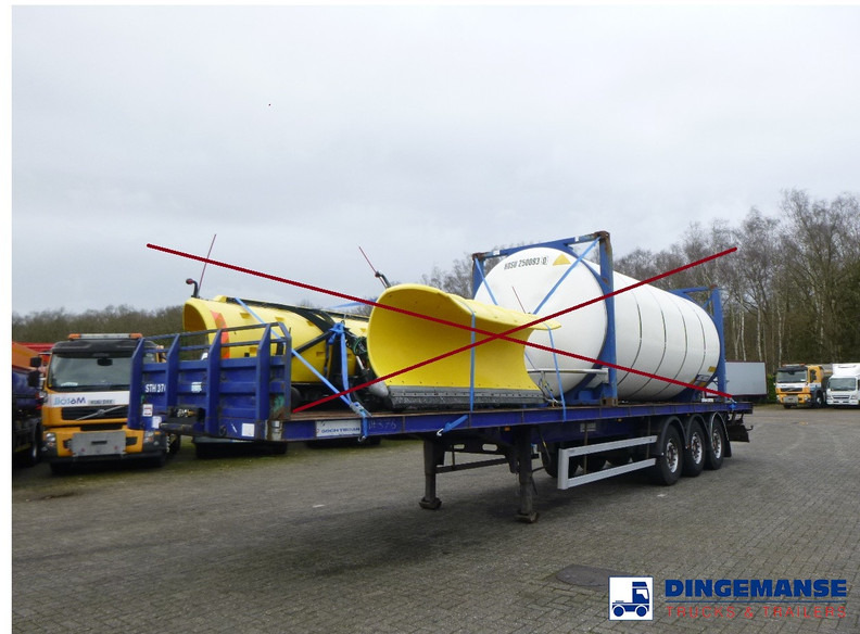 Tirsan 3 axle Platform trailer - Polprikolica s kesonom: slika 1 Tirsan 3 axle Platform trailer - Polprikolica s kesonom: slika 1
