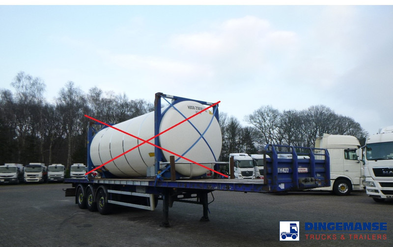 Tirsan 3 axle Platform trailer - Polprikolica s kesonom: slika 2 Tirsan 3 axle Platform trailer - Polprikolica s kesonom: slika 2