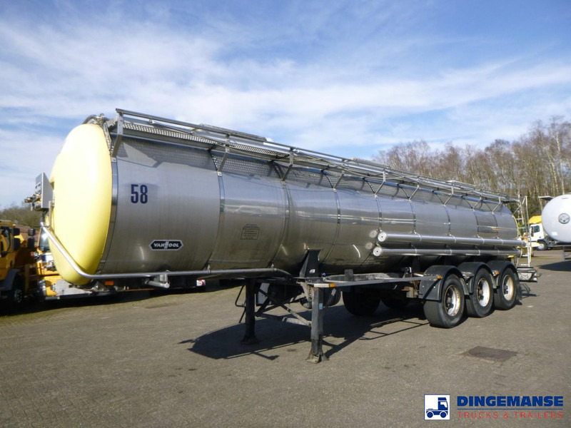 Van Hool Chemical tank inox 24 m3 / 1 comp - Polprikolica cisterna: slika 1 Van Hool Chemical tank inox 24 m3 / 1 comp - Polprikolica cisterna: slika 1