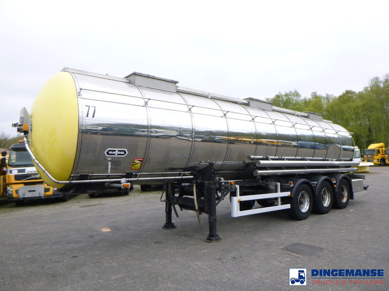 Van Hool Chemical tank inox 30 m3 / 1 comp - Polprikolica cisterna: slika 1 Van Hool Chemical tank inox 30 m3 / 1 comp - Polprikolica cisterna: slika 1