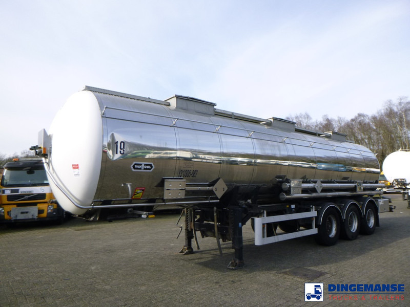 Van Hool Chemical tank inox 30 m3 / 1 comp - Polprikolica cisterna: slika 1 Van Hool Chemical tank inox 30 m3 / 1 comp - Polprikolica cisterna: slika 1
