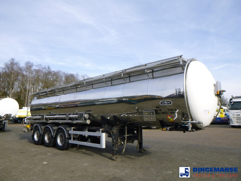 Van Hool Chemical tank inox 30 m3 / 3 comp - Polprikolica cisterna: slika 2 Van Hool Chemical tank inox 30 m3 / 3 comp - Polprikolica cisterna: slika 2