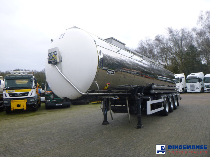 Van Hool Chemical tank inox 30 m3 / 3 comp - Polprikolica cisterna: slika 1 Van Hool Chemical tank inox 30 m3 / 3 comp - Polprikolica cisterna: slika 1