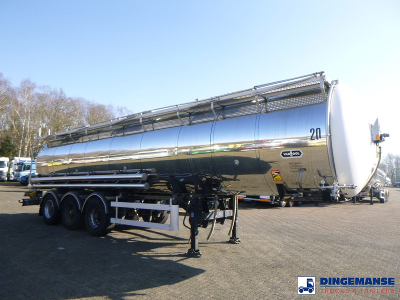 Van Hool Chemical tank inox 30 m3 / 3 comp - Polprikolica cisterna: slika 2 Van Hool Chemical tank inox 30 m3 / 3 comp - Polprikolica cisterna: slika 2