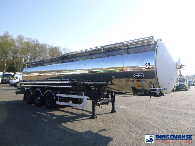 Van Hool Chemical tank inox L4BH 30 m3 / 3 comp - Polprikolica cisterna: slika 2 Van Hool Chemical tank inox L4BH 30 m3 / 3 comp - Polprikolica cisterna: slika 2
