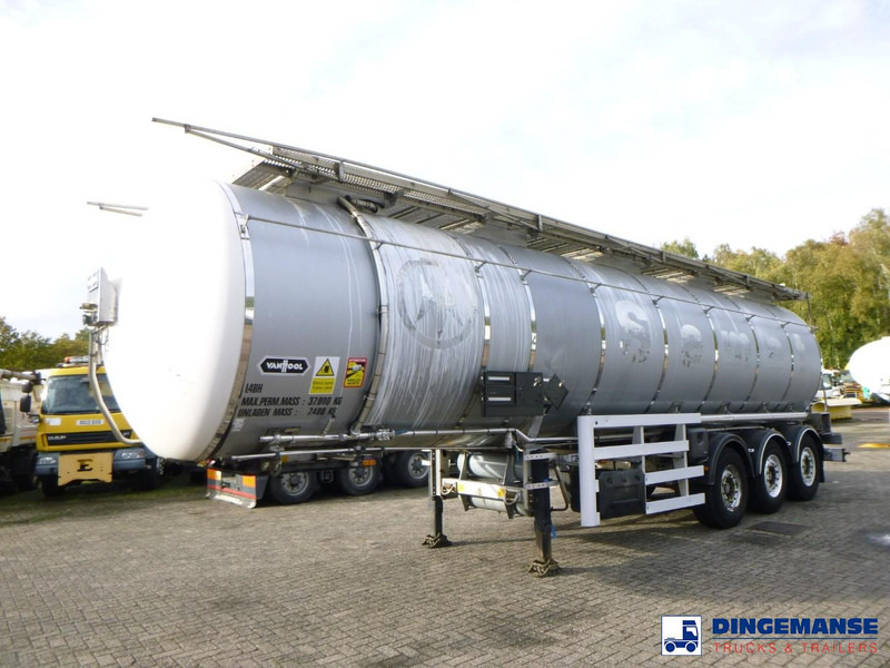 Van Hool Chemical tank inox L4BH 37.5 m3 / 1 comp - Polprikolica cisterna: slika 1 Van Hool Chemical tank inox L4BH 37.5 m3 / 1 comp - Polprikolica cisterna: slika 1