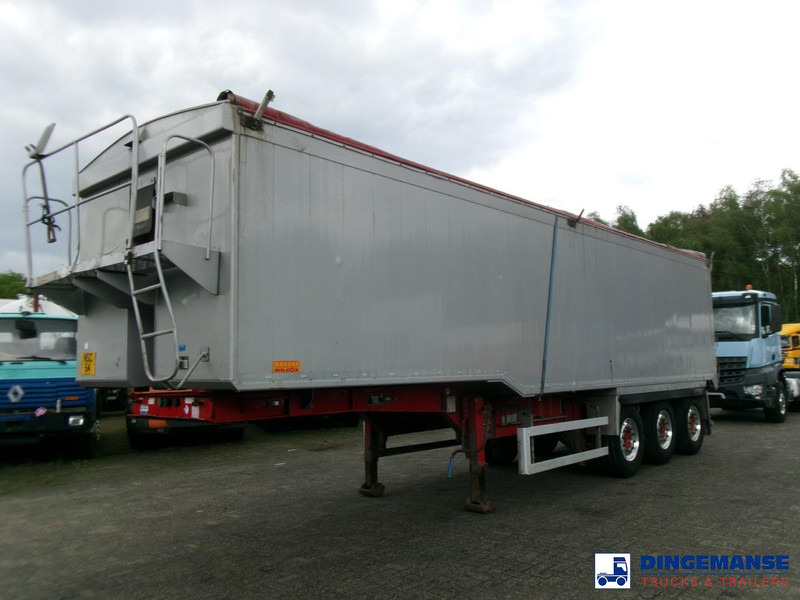 WILCOX Tipper trailer alu 52 m3 + tarpaulin - Kiper polprikolica: slika 1 WILCOX Tipper trailer alu 52 m3 + tarpaulin - Kiper polprikolica: slika 1