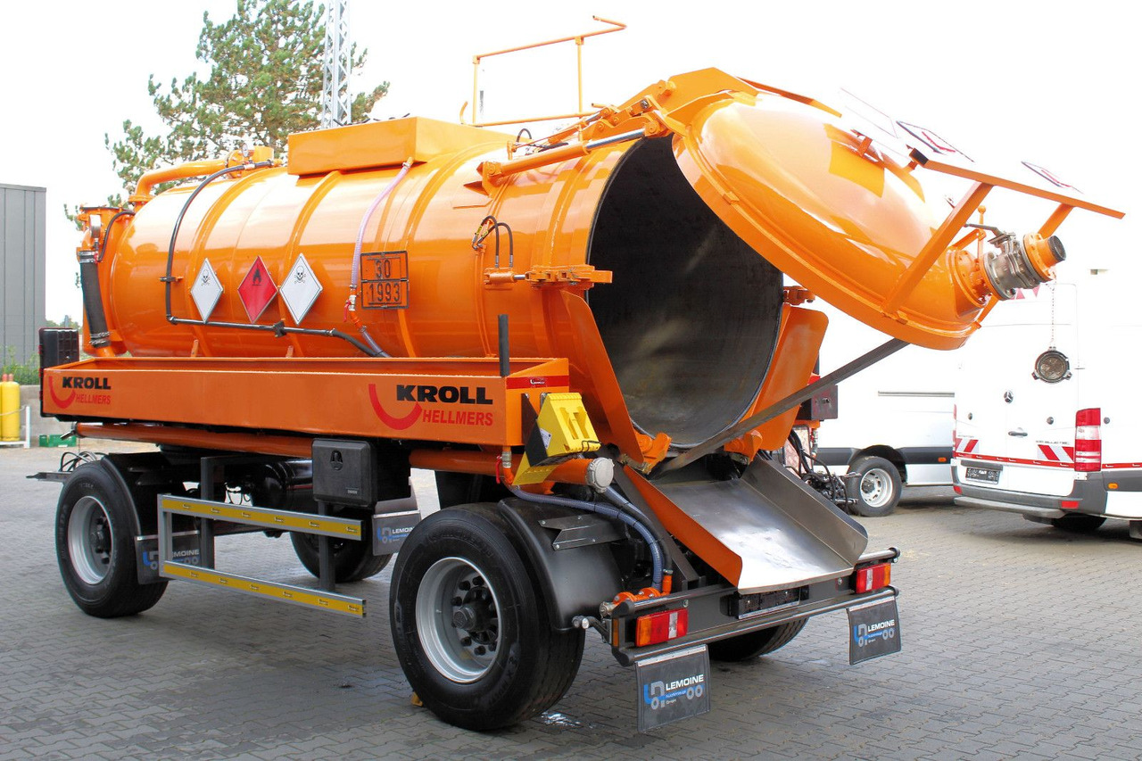 Kutschke 10m³ Kipper Saug u.Druck INOX +ADR/GGVS - Prikolica cisterna: slika 3 Kutschke 10m³ Kipper Saug u.Druck INOX +ADR/GGVS - Prikolica cisterna: slika 3
