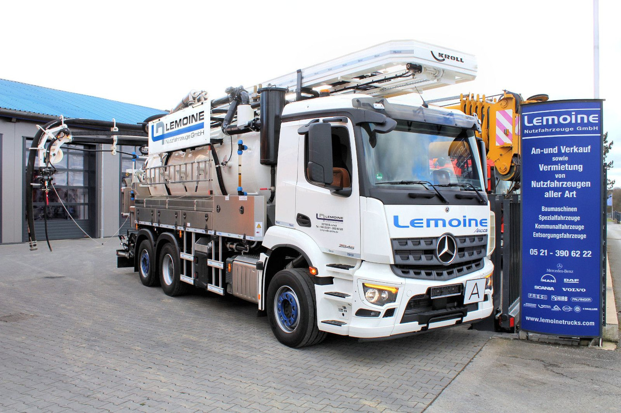 Mercedes-Benz AROCS 2546 6x2 Kroll 14m³ WRG Wasserrückgewinner - Vakuumski tovornjak: slika 1 Mercedes-Benz AROCS 2546 6x2 Kroll 14m³ WRG Wasserrückgewinner - Vakuumski tovornjak: slika 1
