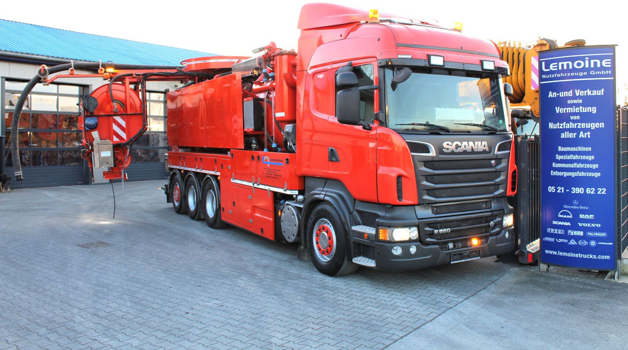 Scania R560 V8 8x4 Kroll 20m³ WRG 2x HD-Pumpe 620 Liter - Vakuumski tovornjak: slika 1 Scania R560 V8 8x4 Kroll 20m³ WRG 2x HD-Pumpe 620 Liter - Vakuumski tovornjak: slika 1