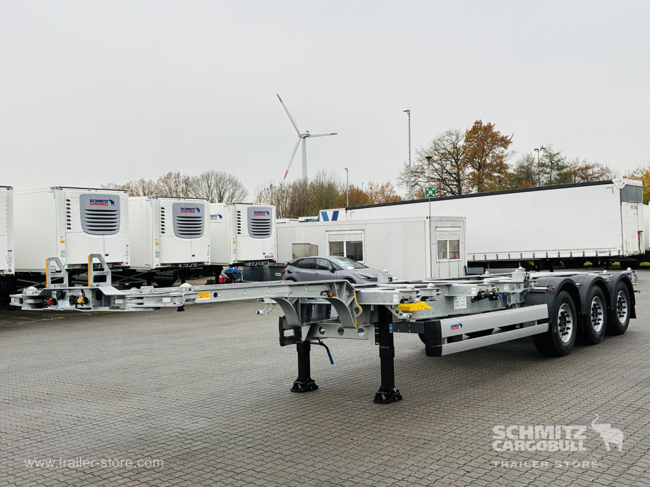 SCHMITZ Auflieger Containerfahrgestell Standard - Kontejnerska polprikolica/ Polprikolica z zamenljivim tovoriščem: slika 1 SCHMITZ Auflieger Containerfahrgestell Standard - Kontejnerska polprikolica/ Polprikolica z zamenljivim tovoriščem: slika 1