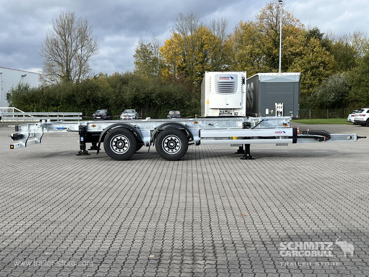 SCHMITZ Zentralachsanhänger Wechselfahrgestell - Kontejnerska prikolica/ Prikolica z zamenljivim tovoriščem: slika 2 SCHMITZ Zentralachsanhänger Wechselfahrgestell - Kontejnerska prikolica/ Prikolica z zamenljivim tovoriščem: slika 2