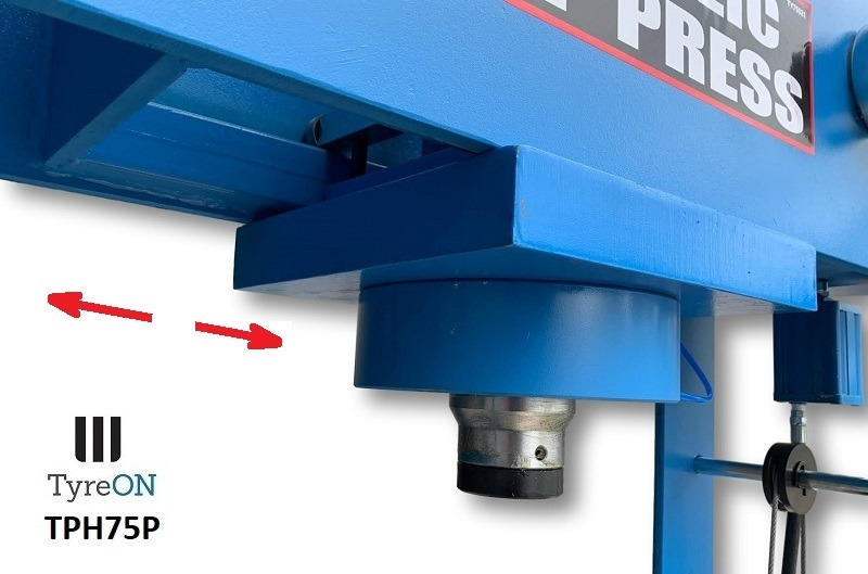 TPH75P Workshop press pneumatic hydraulic 75T - Oprema za delavnice: slika 2 TPH75P Workshop press pneumatic hydraulic 75T - Oprema za delavnice: slika 2
