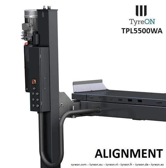 TPL5500WA 4 post alignment lift - 5.6 meter runways - Fully integrated free wheels lifting system - 5.5T - Oprema za delavnice: slika 4 TPL5500WA 4 post alignment lift - 5.6 meter runways - Fully integrated free wheels lifting system - 5.5T - Oprema za delavnice: slika 4