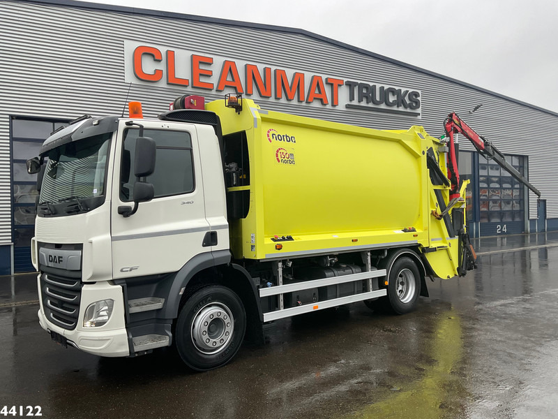 DAF FA CF 340 Euro 6 Norba 17 m³ + Palfinger 3.8 Tonmeter laadkraan + Winch - Smetarski tovornjak: slika 1 DAF FA CF 340 Euro 6 Norba 17 m³ + Palfinger 3.8 Tonmeter laadkraan + Winch - Smetarski tovornjak: slika 1