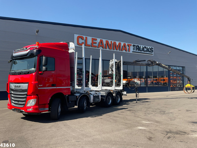 DAF FAD XF 530 8x4 Holzkran - Tovornjak z dvigalom: slika 2 DAF FAD XF 530 8x4 Holzkran - Tovornjak z dvigalom: slika 2