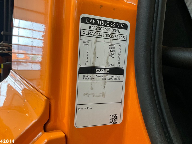 Smetarski tovornjak DAF FAN CF 340 Hiab 23 ton/meter laadkraan Welvaarts weighing system: slika 12