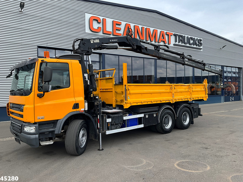 DAF FAT 75 CF 340 6x4 Manual Full steel Hiab 16 Tonmeter laadkraan - Tovornjak prekucnik, Tovornjak z dvigalom: slika 2 DAF FAT 75 CF 340 6x4 Manual Full steel Hiab 16 Tonmeter laadkraan - Tovornjak prekucnik, Tovornjak z dvigalom: slika 2