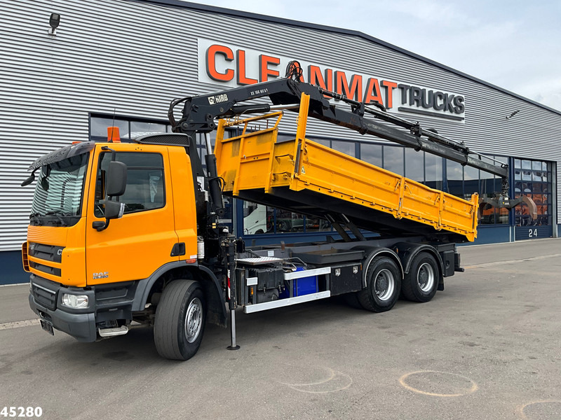 DAF FAT 75 CF 340 6x4 Manual Full steel Hiab 16 Tonmeter laadkraan - Tovornjak prekucnik, Tovornjak z dvigalom: slika 1 DAF FAT 75 CF 340 6x4 Manual Full steel Hiab 16 Tonmeter laadkraan - Tovornjak prekucnik, Tovornjak z dvigalom: slika 1