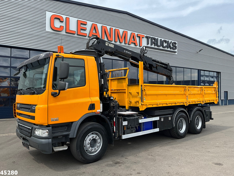 DAF FAT 75 CF 340 6x4 Manual Full steel Hiab 16 Tonmeter laadkraan - Tovornjak prekucnik, Tovornjak z dvigalom: slika 3 DAF FAT 75 CF 340 6x4 Manual Full steel Hiab 16 Tonmeter laadkraan - Tovornjak prekucnik, Tovornjak z dvigalom: slika 3