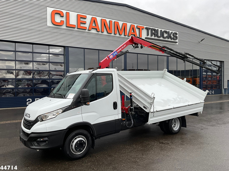 Iveco Daily 72C18 HMF laadkraan 3,4 Tonmeter laadkraan + Meiller 3-zijdige kipper New & Unused!! - Tovornjak prekucnik, Tovornjak z dvigalom: slika 2 Iveco Daily 72C18 HMF laadkraan 3,4 Tonmeter laadkraan + Meiller 3-zijdige kipper New & Unused!! - Tovornjak prekucnik, Tovornjak z dvigalom: slika 2