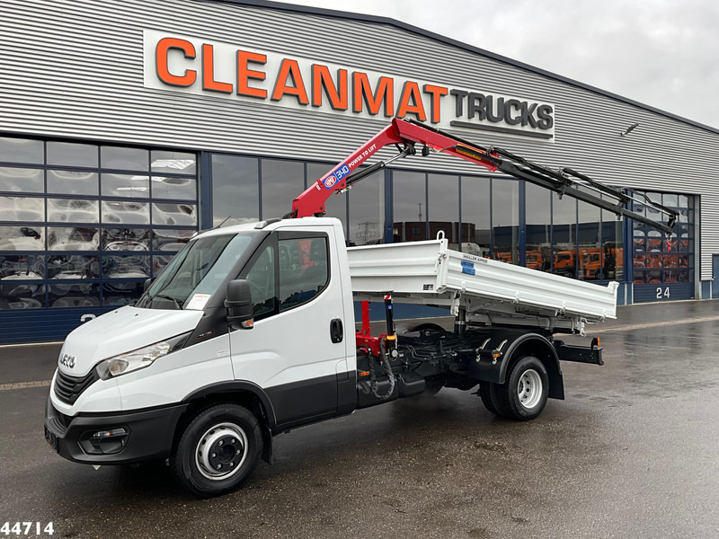 Iveco Daily 72C18 HMF laadkraan 3,4 Tonmeter laadkraan + Meiller 3-zijdige kipper New & Unused!! - Tovornjak prekucnik, Tovornjak z dvigalom: slika 1 Iveco Daily 72C18 HMF laadkraan 3,4 Tonmeter laadkraan + Meiller 3-zijdige kipper New & Unused!! - Tovornjak prekucnik, Tovornjak z dvigalom: slika 1