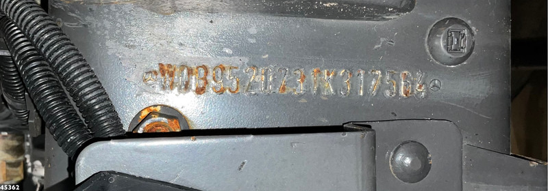 Kotalni prekucni tovornjak, Tovornjak z dvigalom Mercedes-Benz Actros 1931 AK 4x4 Hiab 12 Tonmeter laadkraan: slika 17