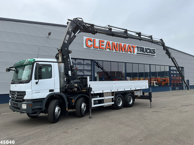 Mercedes-Benz Actros 4141 8x4 manual Hiab 32 Tonmeter laadkraan + Fly-jib - Tovornjak z dvigalom: slika 1 Mercedes-Benz Actros 4141 8x4 manual Hiab 32 Tonmeter laadkraan + Fly-jib - Tovornjak z dvigalom: slika 1