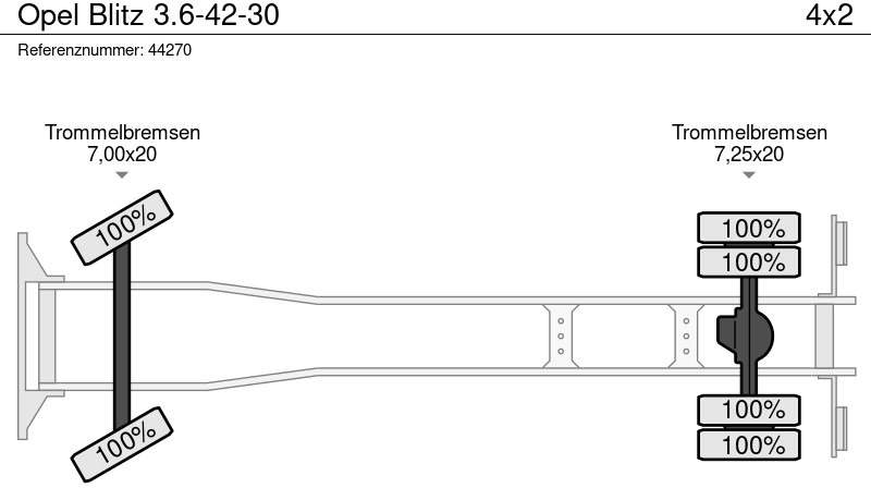 Tovornjak s kesonom Opel Blitz 3.6-42-30: slika 15