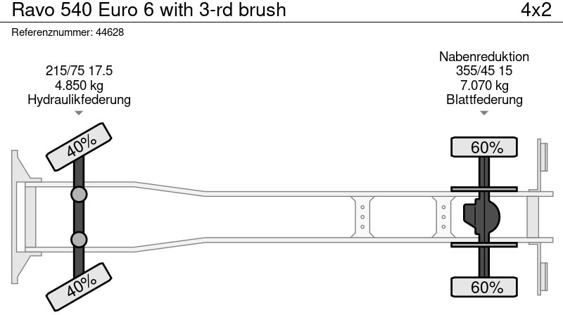 Vozilo za pometanje Ravo 540 Euro 6 with 3-rd brush: slika 20