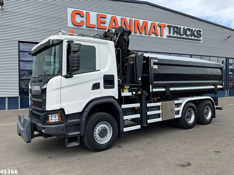 Scania G 410 6x6 Euro 6 Palfinger 17 Tonmeter Z-kraan - Tovornjak prekucnik, Tovornjak z dvigalom: slika 3 Scania G 410 6x6 Euro 6 Palfinger 17 Tonmeter Z-kraan - Tovornjak prekucnik, Tovornjak z dvigalom: slika 3