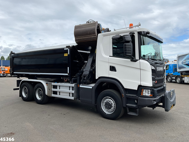 Scania G 410 6x6 Euro 6 Palfinger 17 Tonmeter Z-kraan - Tovornjak prekucnik, Tovornjak z dvigalom: slika 4 Scania G 410 6x6 Euro 6 Palfinger 17 Tonmeter Z-kraan - Tovornjak prekucnik, Tovornjak z dvigalom: slika 4
