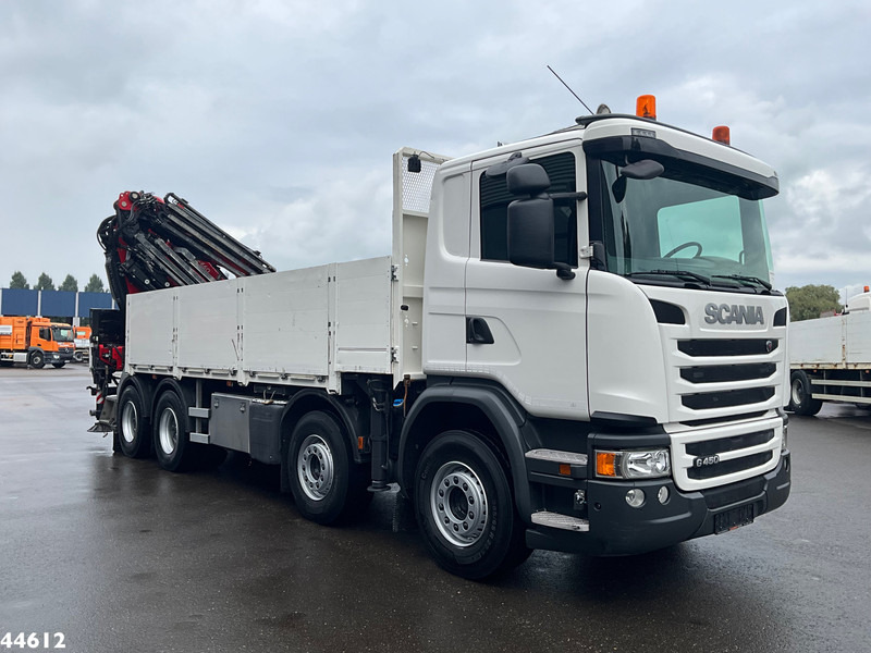 Scania G 450 8x4 Euro 6 Fassi 66 Tonmeter laadkraan + Fly-jib Just 176.555 Km! - Tovornjak z dvigalom: slika 4 Scania G 450 8x4 Euro 6 Fassi 66 Tonmeter laadkraan + Fly-jib Just 176.555 Km! - Tovornjak z dvigalom: slika 4