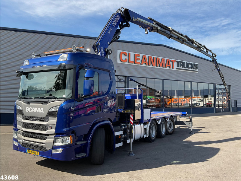 Scania G 450 8x4 Fassi 45 Tonmeter laadkraan + Fly-Jib Just 151.350 km! - Tovornjak z dvigalom: slika 1 Scania G 450 8x4 Fassi 45 Tonmeter laadkraan + Fly-Jib Just 151.350 km! - Tovornjak z dvigalom: slika 1