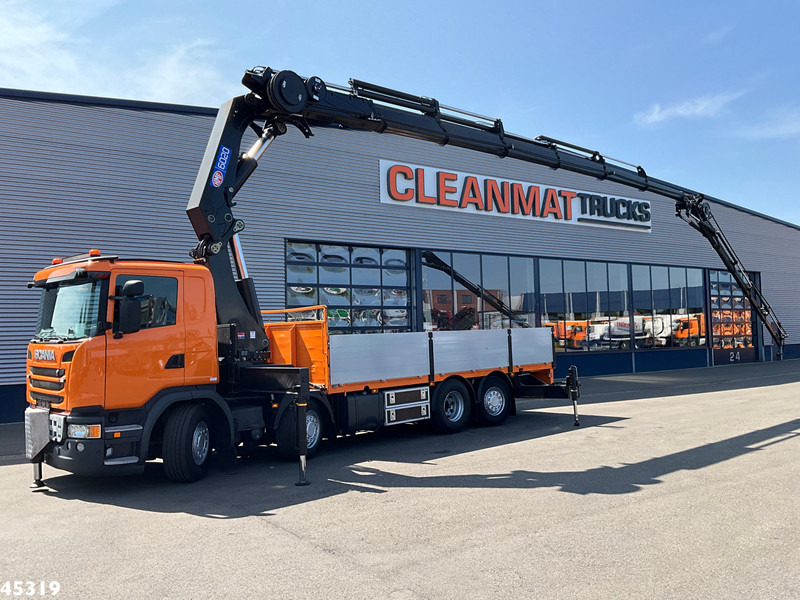Scania G 450 Euro 6 HMF 60 Tonmeter laadkraan + Fly-Jib - Tovornjak z dvigalom: slika 1 Scania G 450 Euro 6 HMF 60 Tonmeter laadkraan + Fly-Jib - Tovornjak z dvigalom: slika 1