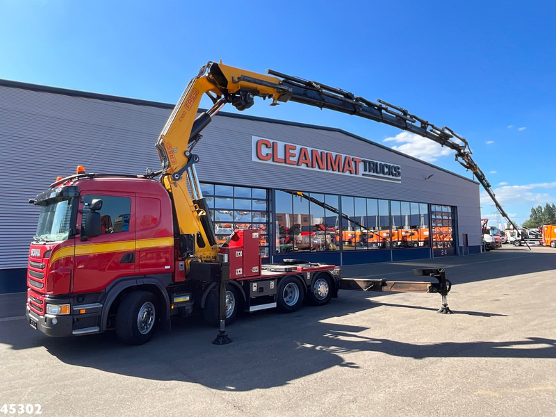 Scania G 480 8x2 Fassi 95 Tonmeter ladkraan + Fly-Jib - Tovornjak z dvigalom: slika 1 Scania G 480 8x2 Fassi 95 Tonmeter ladkraan + Fly-Jib - Tovornjak z dvigalom: slika 1