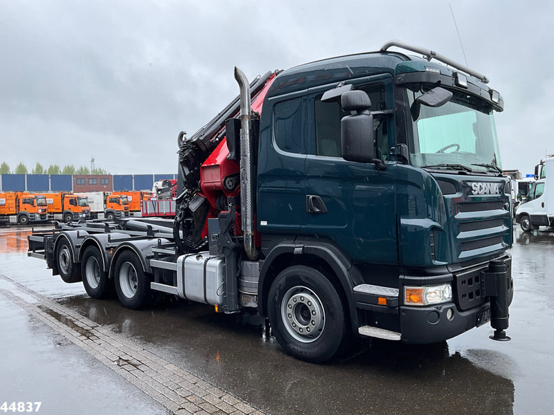 Scania G480 8x4 HMF 60 Tonmeter laadkraan + Fly-jib - Kotalni prekucni tovornjak, Tovornjak z dvigalom: slika 3 Scania G480 8x4 HMF 60 Tonmeter laadkraan + Fly-jib - Kotalni prekucni tovornjak, Tovornjak z dvigalom: slika 3