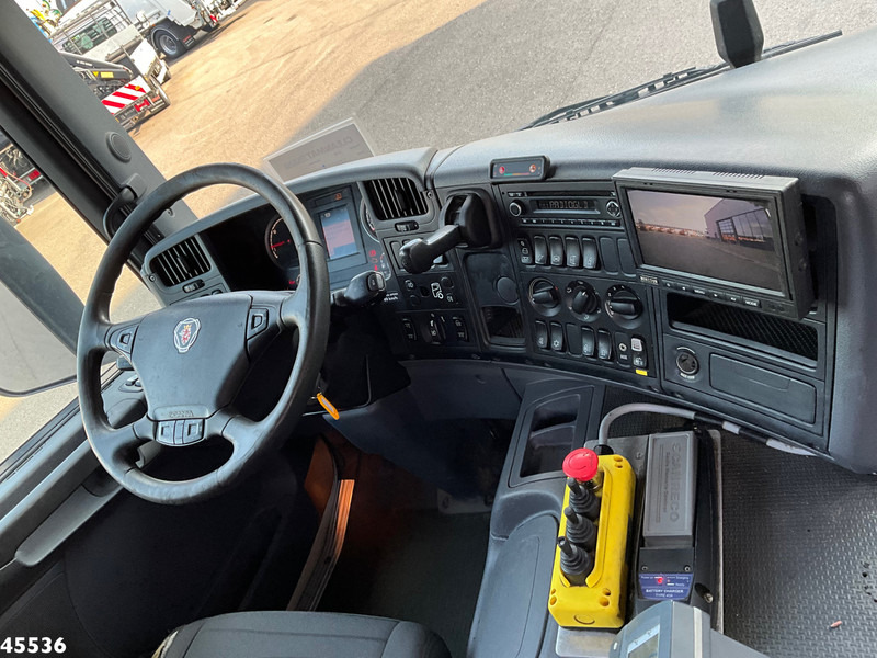 Tovornjak prekucnik, Tovornjak z dvigalom Scania P 340 Euro 6 CNG HMF 25 Tonmeter laadkraan Just 72.852 km!: slika 13