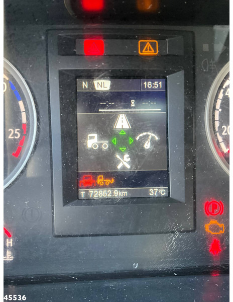 Tovornjak prekucnik, Tovornjak z dvigalom Scania P 340 Euro 6 CNG HMF 25 Tonmeter laadkraan Just 72.852 km!: slika 20