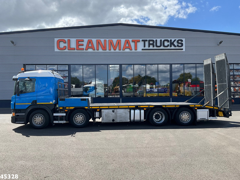 Scania P 410 8x2 Euro 6 Retarder Autotransporter met hydraulische oprijrampen - Tovornjak avtotransporter: slika 2 Scania P 410 8x2 Euro 6 Retarder Autotransporter met hydraulische oprijrampen - Tovornjak avtotransporter: slika 2