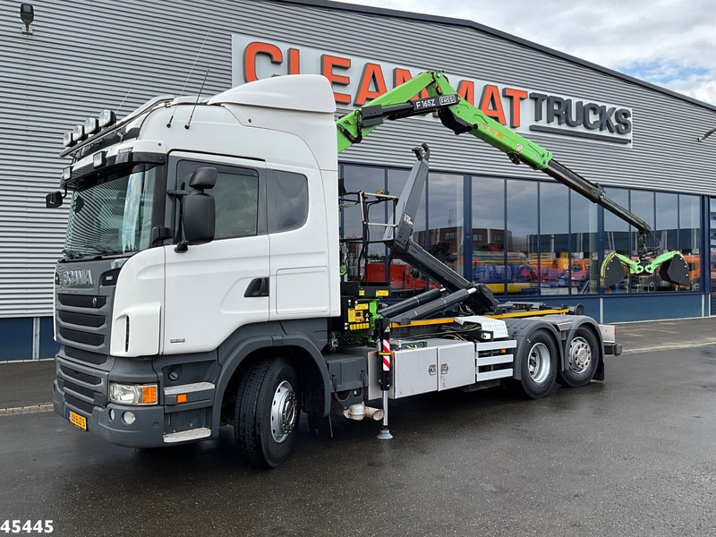 Scania R 440 Euro 6 Retarder Fassi 16 Tonmeter Z-kraan (bouwjaar 2018) - Kotalni prekucni tovornjak, Tovornjak z dvigalom: slika 1 Scania R 440 Euro 6 Retarder Fassi 16 Tonmeter Z-kraan (bouwjaar 2018) - Kotalni prekucni tovornjak, Tovornjak z dvigalom: slika 1