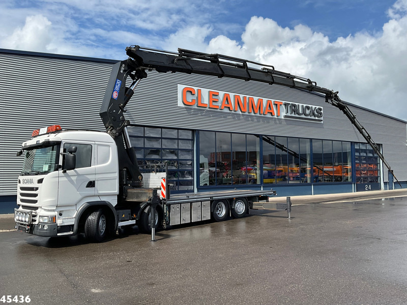 Scania R490 8x2 Euro 6 Retarder HMF 85 Tonmeter laadkraan + Fly-jib - Tovornjak z dvigalom: slika 1 Scania R490 8x2 Euro 6 Retarder HMF 85 Tonmeter laadkraan + Fly-jib - Tovornjak z dvigalom: slika 1