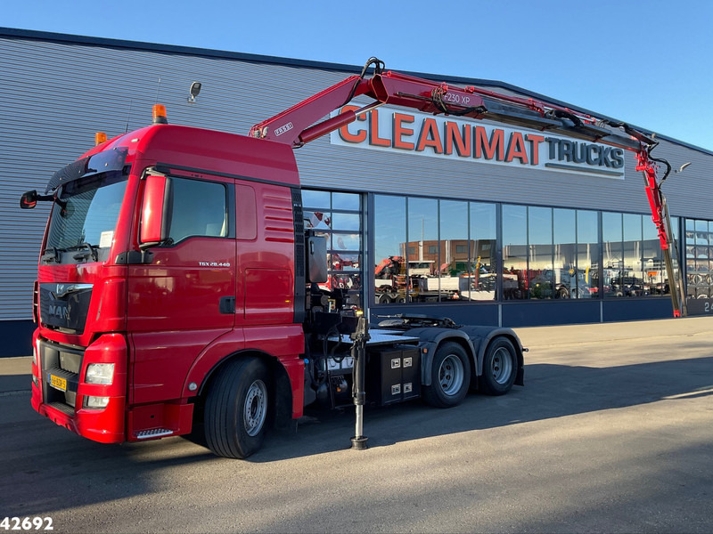 MAN TGX 28.440 Euro 6 Fassi 23 Tonmeter laadkraan + Fly-Jib - Vlačilec: slika 1 MAN TGX 28.440 Euro 6 Fassi 23 Tonmeter laadkraan + Fly-Jib - Vlačilec: slika 1