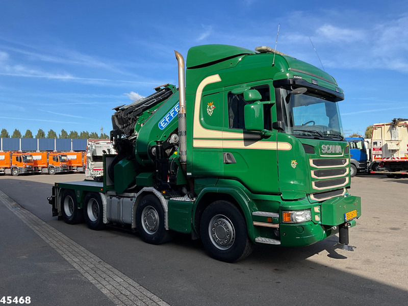 Scania R 490 8x4 Euro 6 Effer 140 Tonmeter laadkraan + Fly-Jib Just 283.508 km - Vlačilec: slika 5 Scania R 490 8x4 Euro 6 Effer 140 Tonmeter laadkraan + Fly-Jib Just 283.508 km - Vlačilec: slika 5