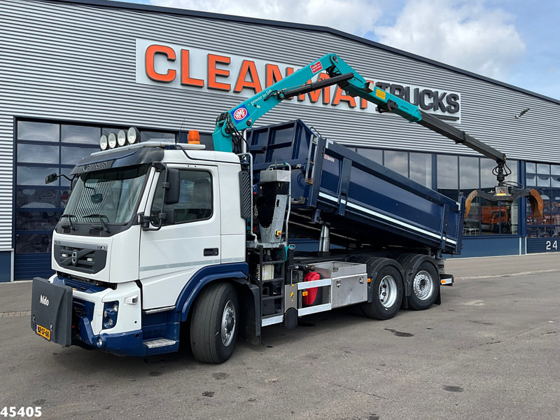 Volvo FM 330 6x2/6x4 Hydrodrive HMF 16 Tonmeter Z-kraan - Tovornjak prekucnik, Tovornjak z dvigalom: slika 1 Volvo FM 330 6x2/6x4 Hydrodrive HMF 16 Tonmeter Z-kraan - Tovornjak prekucnik, Tovornjak z dvigalom: slika 1