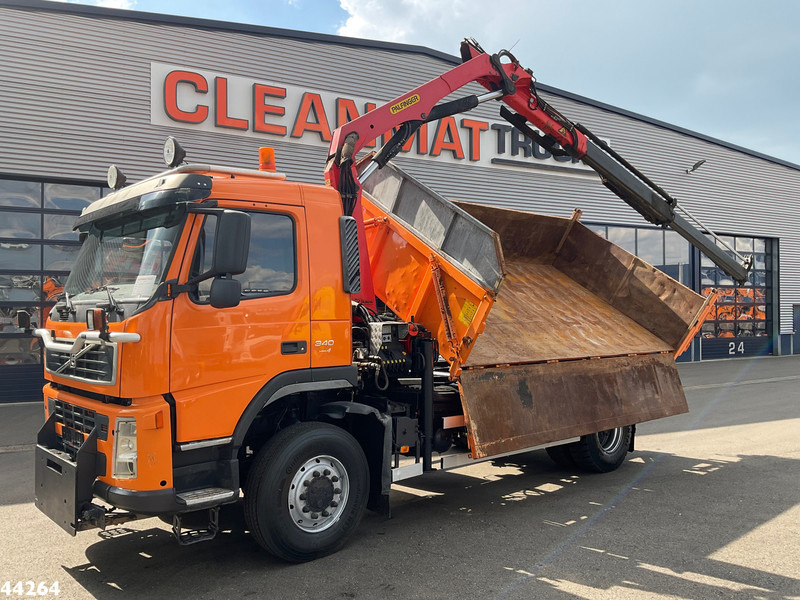Volvo FM 340 4x4 Palfinger 10 Tonmeter laadkraan Manual Full steel - Tovornjak prekucnik, Tovornjak z dvigalom: slika 1 Volvo FM 340 4x4 Palfinger 10 Tonmeter laadkraan Manual Full steel - Tovornjak prekucnik, Tovornjak z dvigalom: slika 1