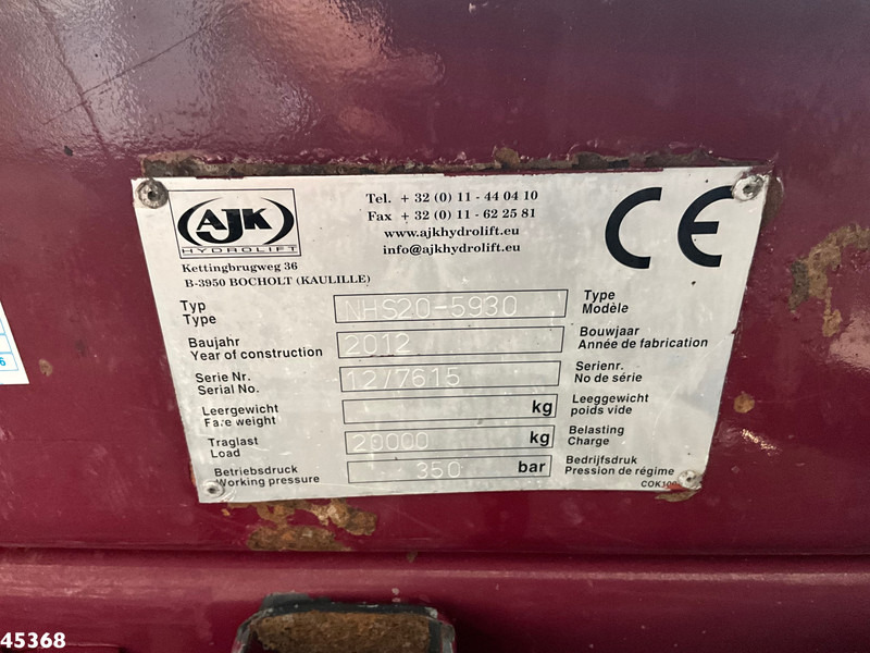 Kotalni prekucni tovornjak Volvo FM 410 AJK 20 Ton haakarmsysteem: slika 16