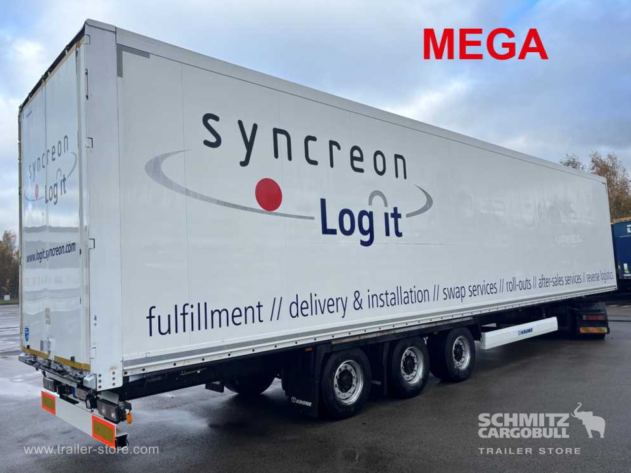 KRONE Dryfreight Standard Double deck - Polprikolica zabojnik: slika 1 KRONE Dryfreight Standard Double deck - Polprikolica zabojnik: slika 1