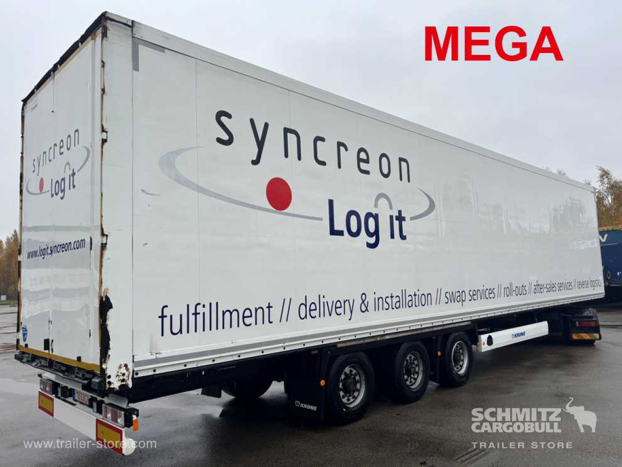 KRONE Dryfreight Standard Double deck - Polprikolica zabojnik: slika 1 KRONE Dryfreight Standard Double deck - Polprikolica zabojnik: slika 1