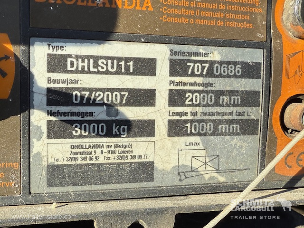 SCHMITZ Oplegger Vries Standard Taillift - Izotermična polprikolica: slika 4 SCHMITZ Oplegger Vries Standard Taillift - Izotermična polprikolica: slika 4